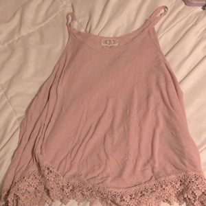 women’s pink tank top